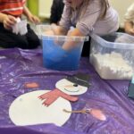 Sensoryczne podsumowanie spotkań zimowych w grupie tulipanków