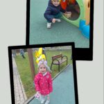 dzieci szukają prezentów od zajączka