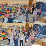 The Hookey Pokey dance w grupie biedronek