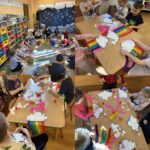 Zajęcia o pogodzie w grupie biedronek.