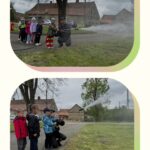 dzieci poznają pracę strażaka