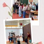 dzieci zwiedzają szkołę podstawową