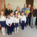 Dzieci w gabinecie wójta