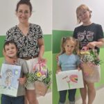 Mamy obdarowane kwiatami od dzieci