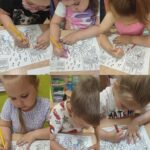 Tulipanki ćwiczą z bum, bum rurkami