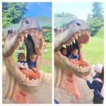 Dzieci z oddziału Żuczki w paszczy dinozaura