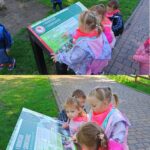 Mróweczki przy tablicy informacyjnej