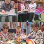 Przedszkolaki ogladają książki