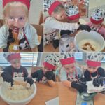 Dzieci przygotowują muffinki